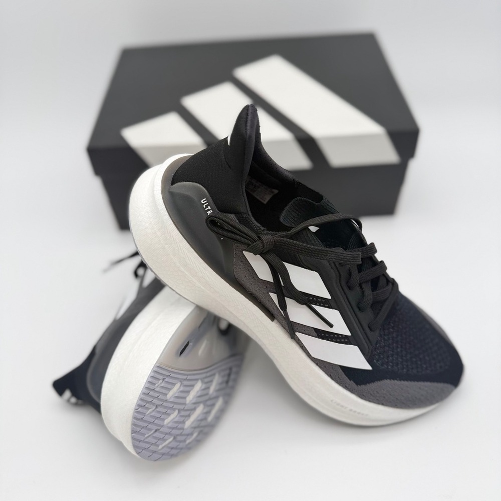 Adidas Ultraboost 5X Road  Running Shoes  Core Black White Mens 7 Women Size 8